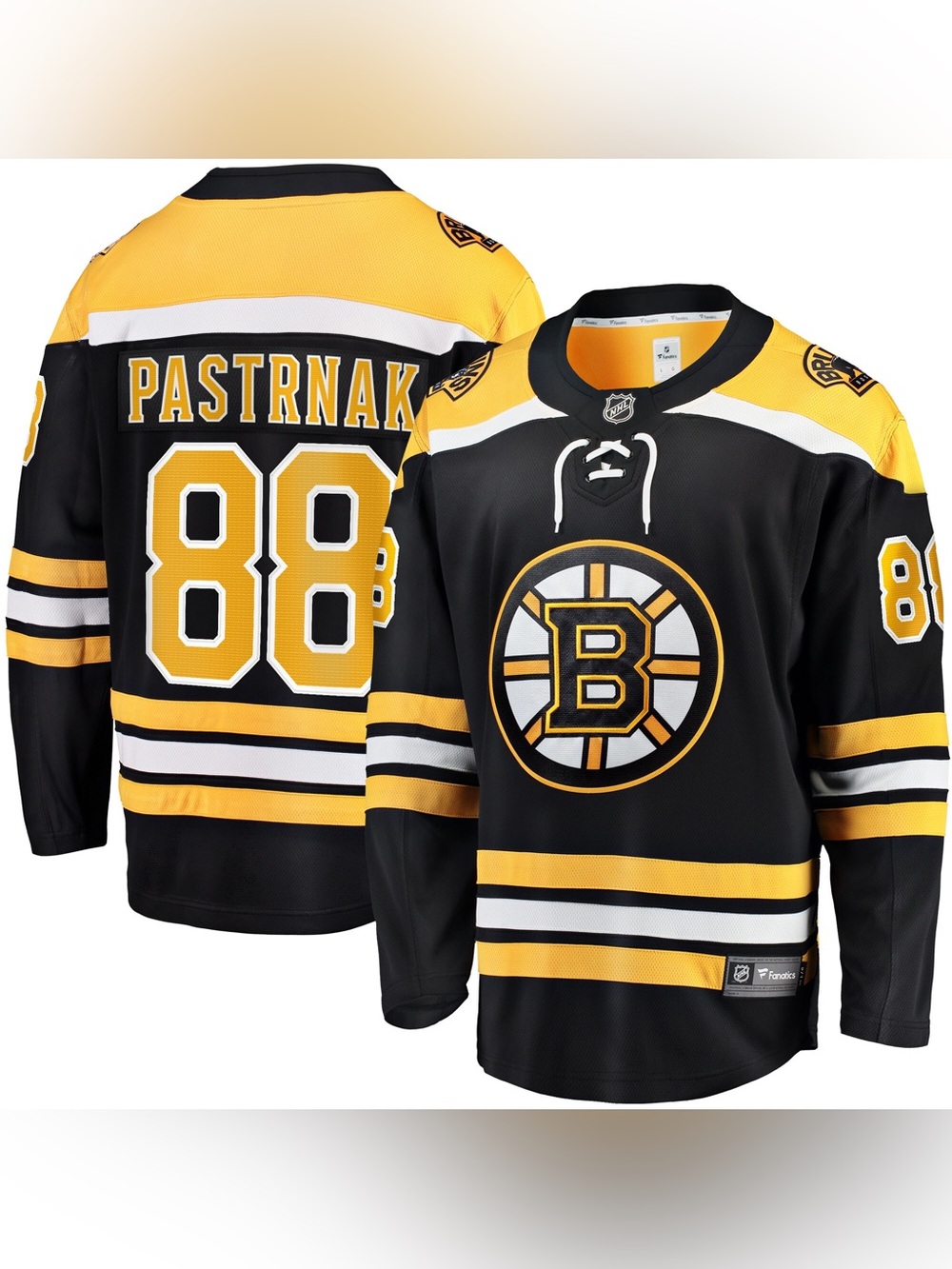 Boston Bruins David Pastrnak Fanatics Breakaway Jersey XL Men’s